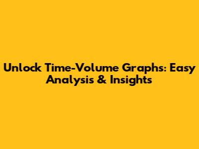 Unlock Time-Volume Graphs: Easy Analysis & Insights
